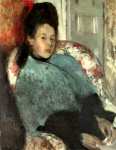 Hilaire-Germain-Edgar Degas - Portrait of Elena Carafa